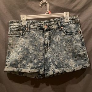 Jean Shirts with Graphic Patterns, Mossimo, Size 6